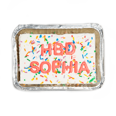 Gâteau d'anniversaire HBD
